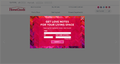 Desktop Screenshot of homegoods.com